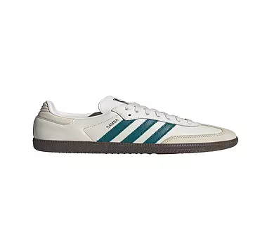 Adidas samba og white green best sale